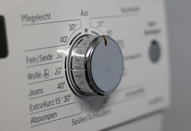 ovládací panel pračky
